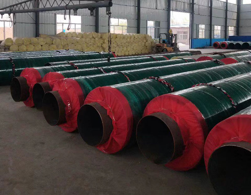 Fiberglass anti-corrosion glass wool steam pipeline